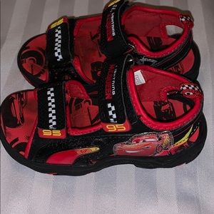 Toddler Boys Cars Light Up Sandals